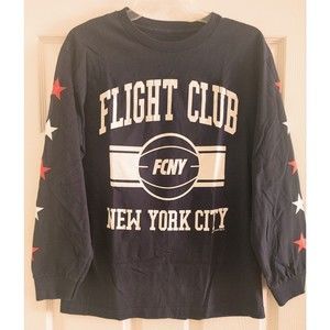 Fight Club New York City Men's Long Sleeve Shirt Size Medium